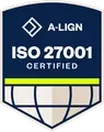 ISO 27001 certification logo