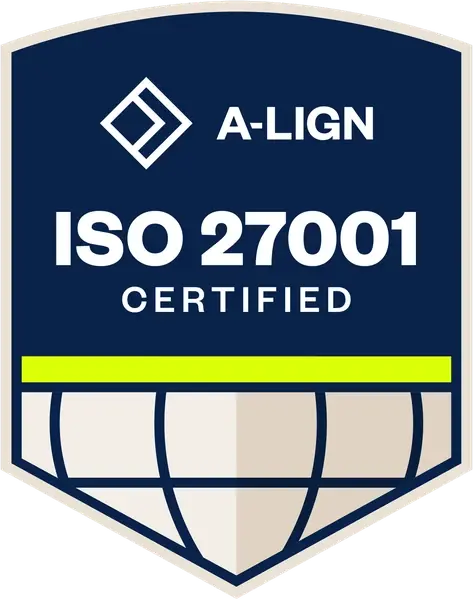 ISO 27001 certification logo