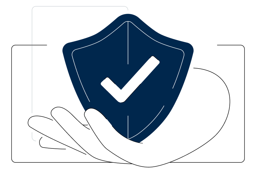Security shield illustration